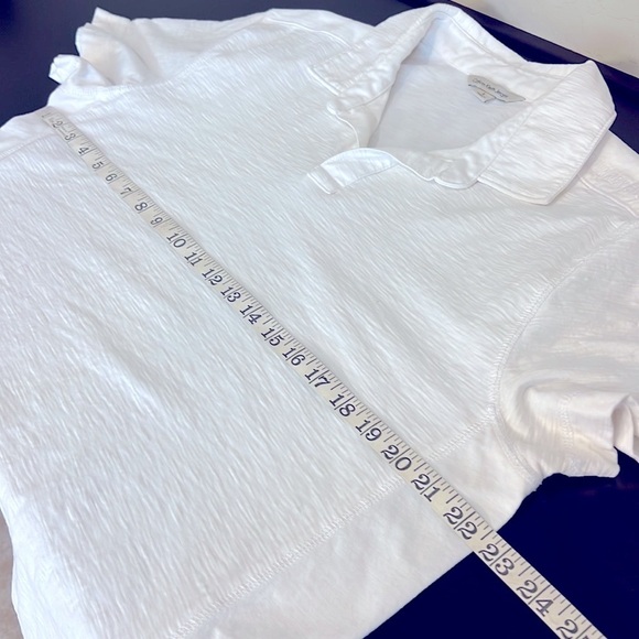 Calvin Klein Jeans Men’s 100%Cotton polo Tshirt, white, short sleeve, size L - Picture 7 of 11